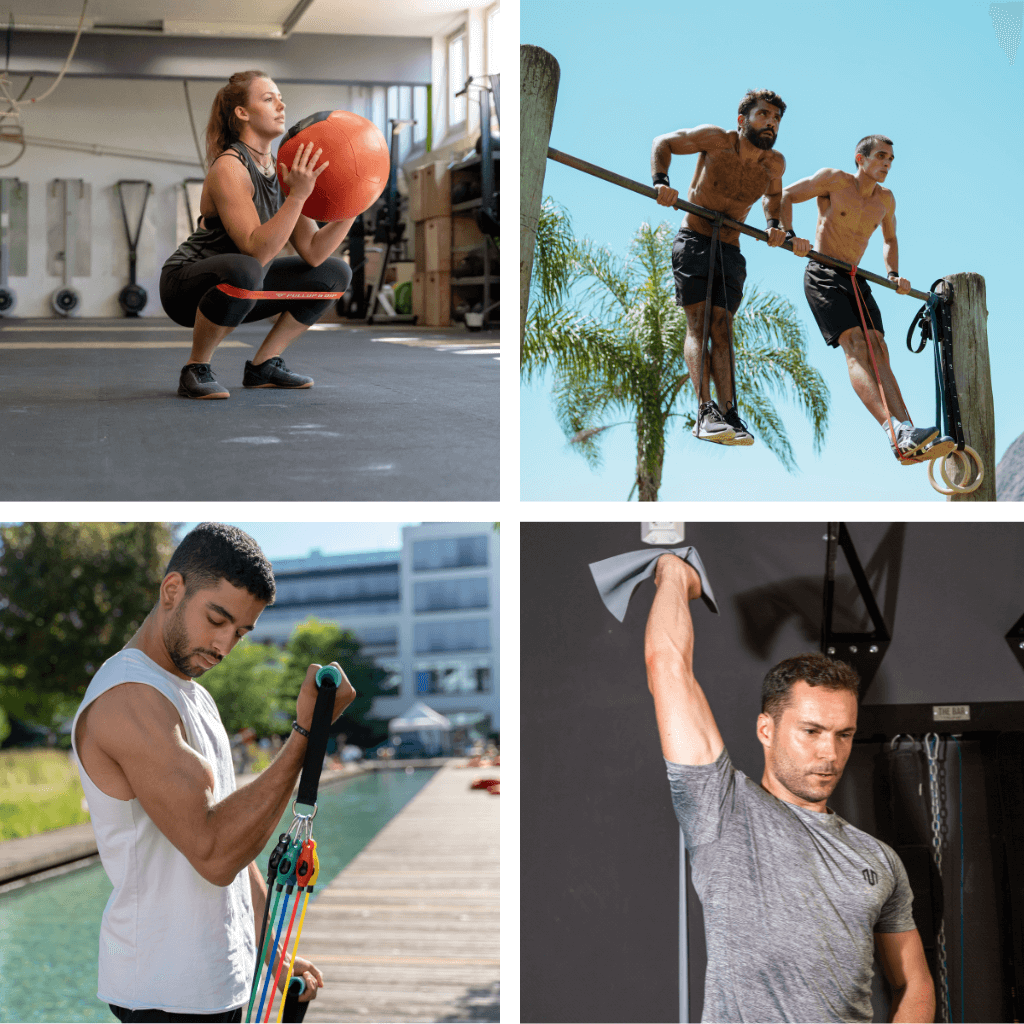 Rip Stick Per Allenamento Spalle Con Bande Elastiche Regolabili - Bastone Per Resistenza In Legno Per Palestra E Fitness