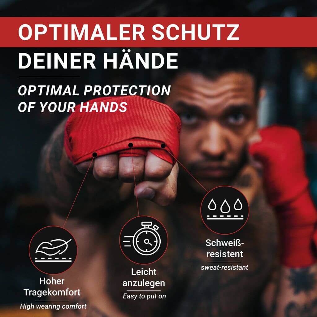 Bendaggi in scatola Premium con occhiello per il pollice, 4 m