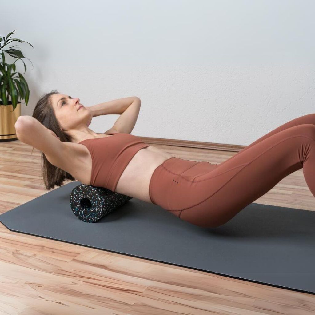 Tappetino Fitness a Doppio Strato da Ginnastica, Privo di Sostanze Inquinanti, Resistente all'abrasione, Antiscivolo