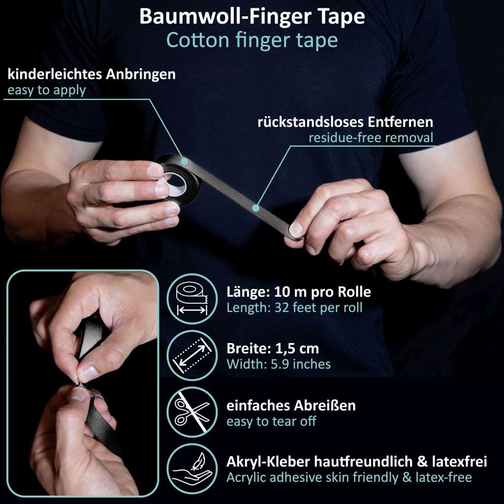 Tape Sportivo con Adesivo Extra Forte, 3 Rotoli di Nastro per Arrampicata