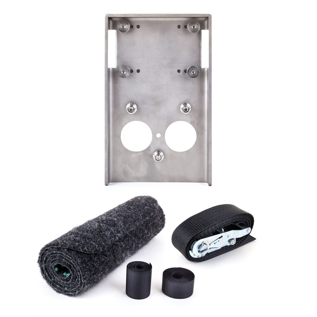 Vendita: set di montaggio per esterni come estensione per il montaggio della barra Pullup & Dip (acciaio inox)