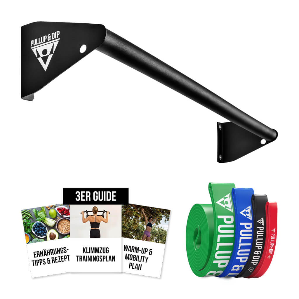 Barra per trazioni da fissare alla parete sopra la porta Set