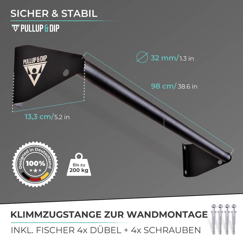 Barra di sollevamento per il montaggio a parete sopra il telaio della porta