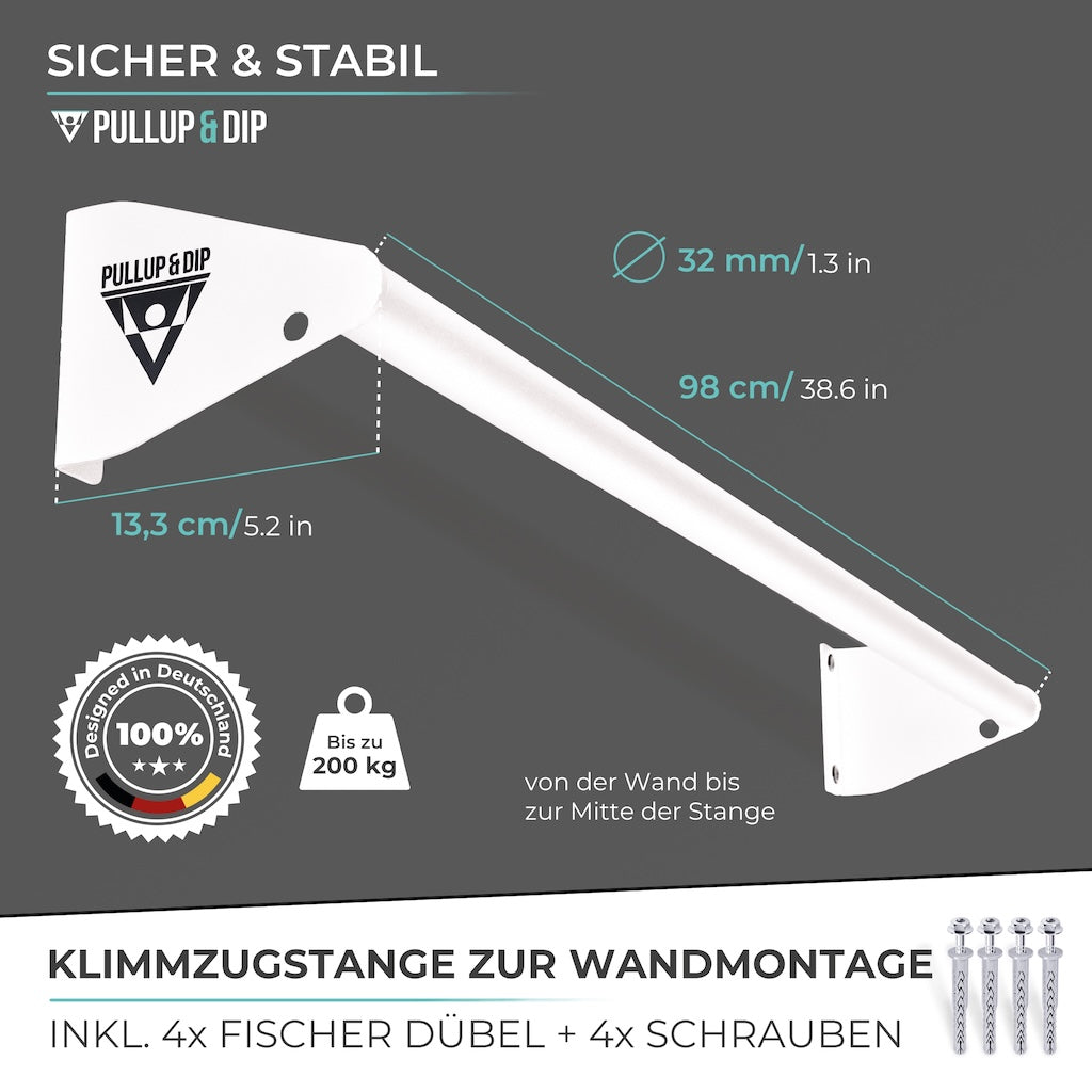 Barra di sollevamento per il montaggio a parete sopra il telaio della porta