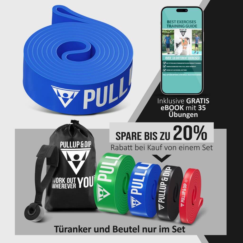 Elatici per Trazioni / Elatici di Resistenza Diverse Resistenze - Include Guida Agli Esercizi