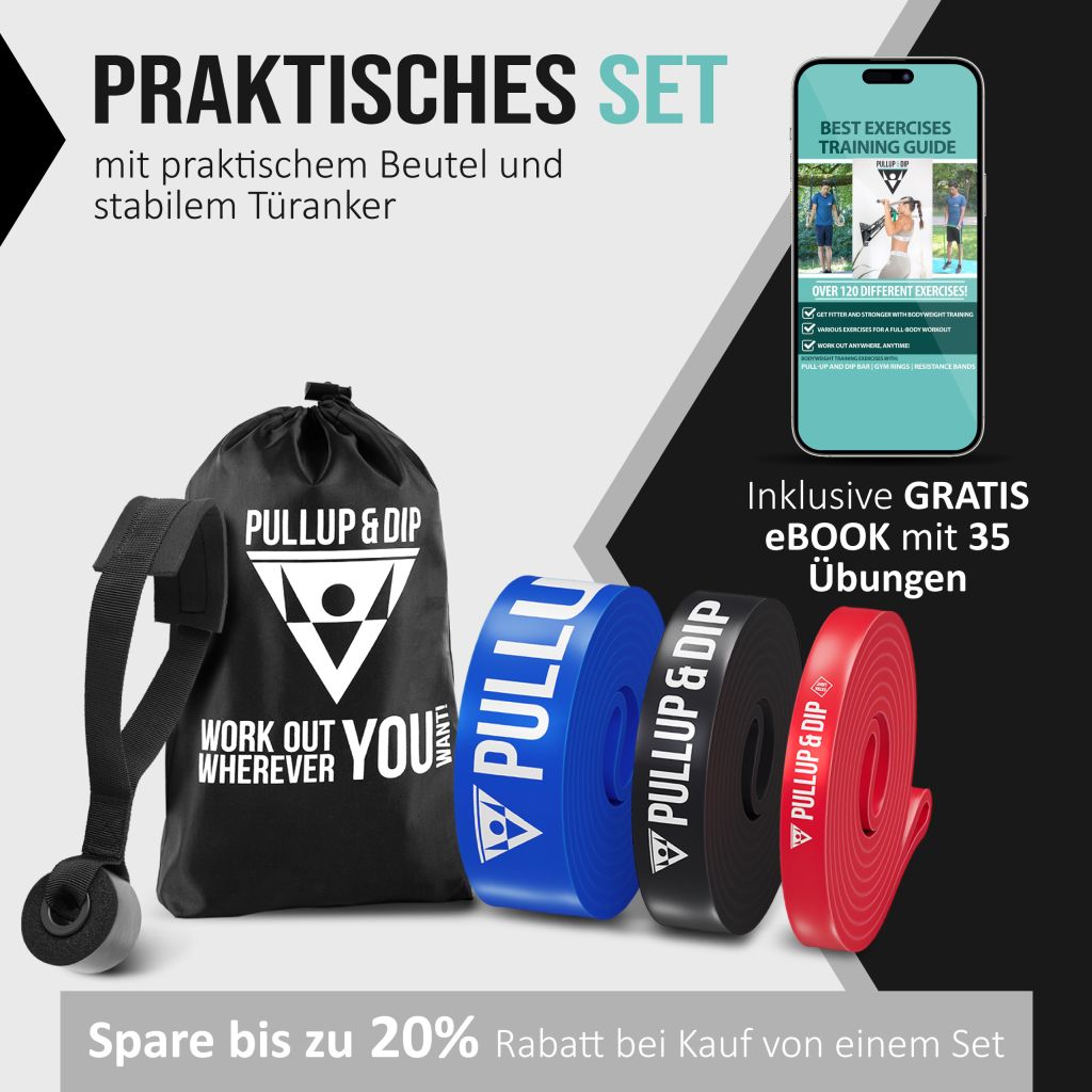 Elatici per Trazioni / Elatici di Resistenza Diverse Resistenze - Include Guida Agli Esercizi