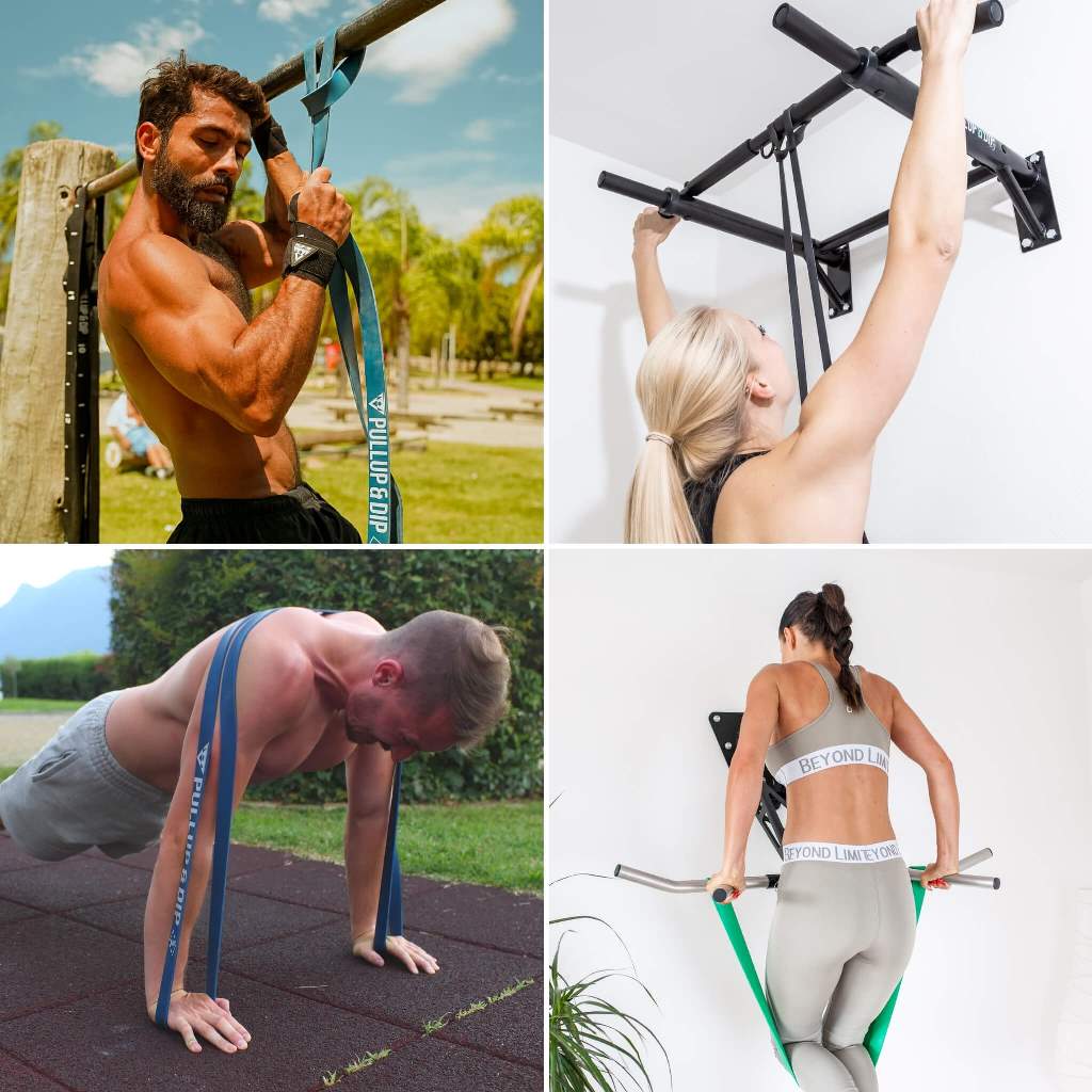 Elatici per Trazioni / Elatici di Resistenza Diverse Resistenze - Include Guida Agli Esercizi