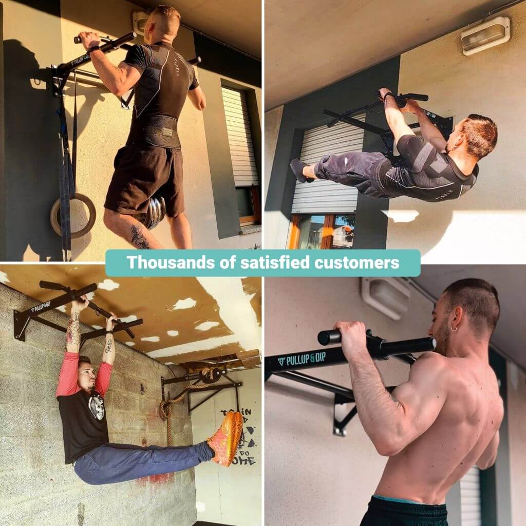 Sbarra per Trazioni da Muro incl. Elastico e Viti