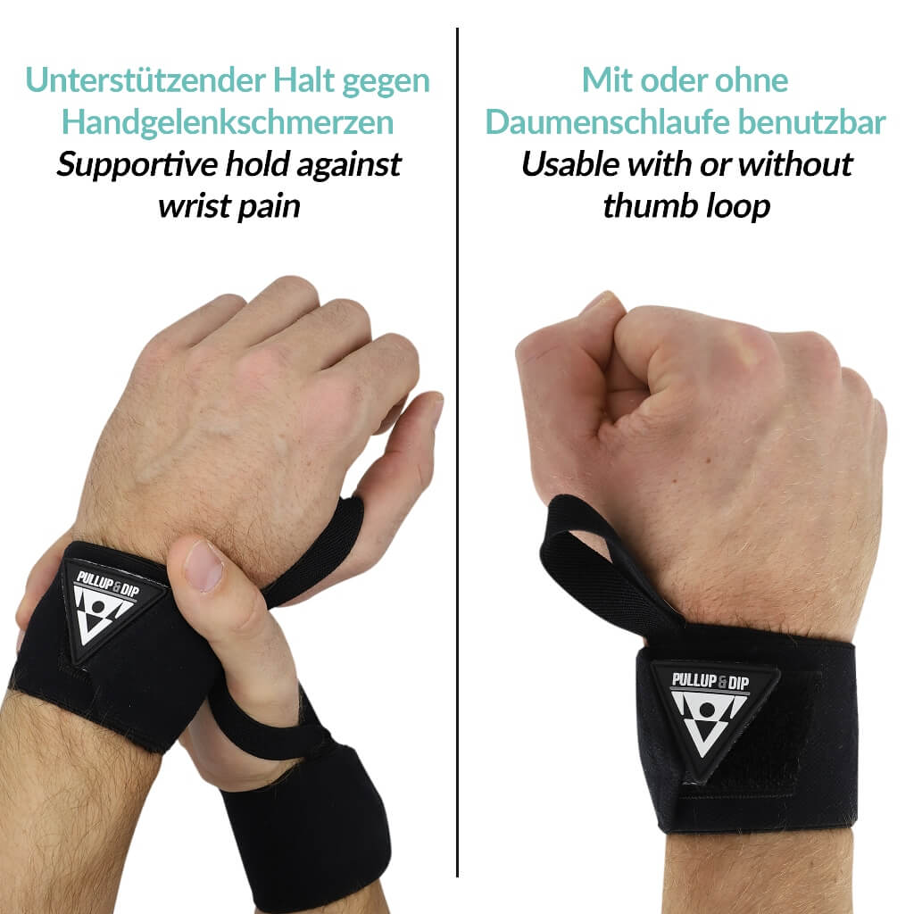 Polsini Palestra per Ginnastica e Allenamento della Forza - Stabilizzanti e Protettivi