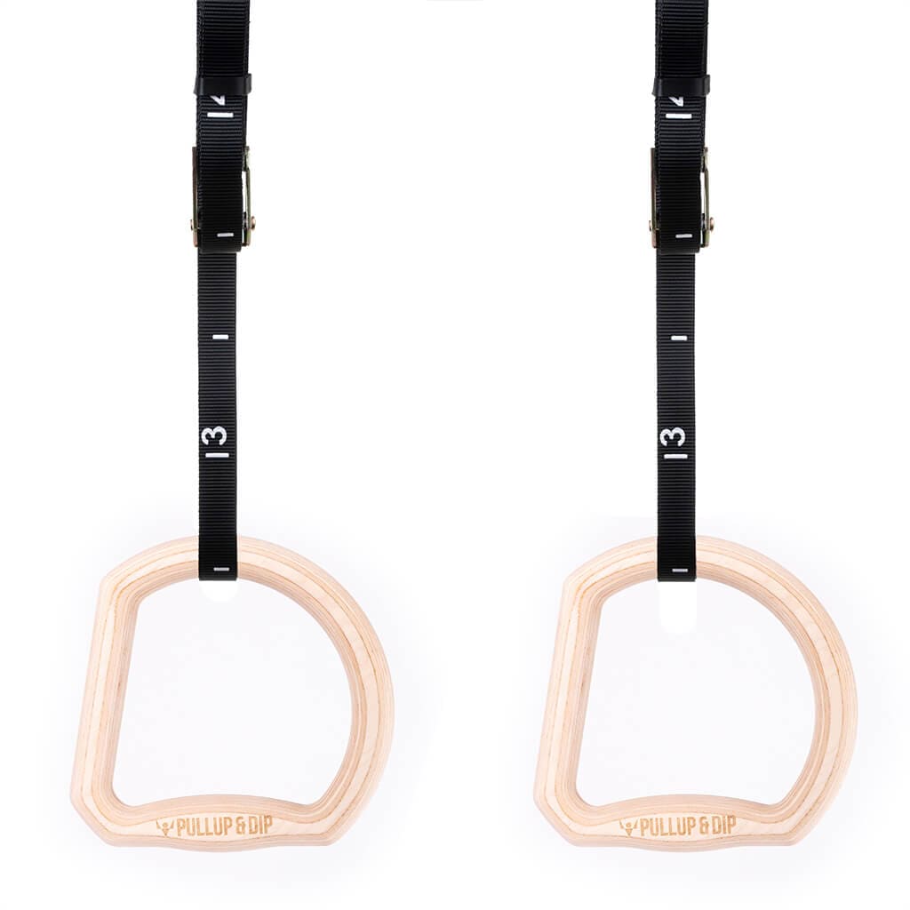 Set di anelli calistenici "TRINGS" con cinghie, ancoraggio per porta e borsa di trasporto