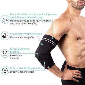 Gomitiere Palestra Per Sport, Maggiore Stabilità e Performance. 1 Paio