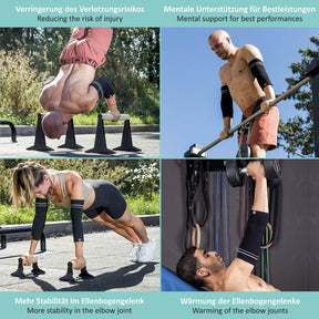 Gomitiere Palestra Per Sport, Maggiore Stabilità e Performance. 1 Paio