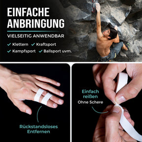 Tape Sportivo con Adesivo Extra Forte, 3 Rotoli di Nastro per Arrampicata