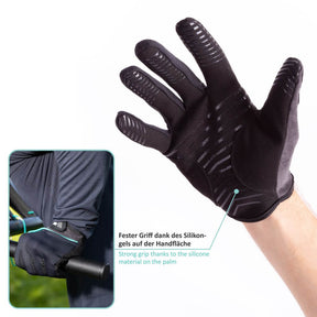 Guanti da Palestra Integrali con gel di Silicone Antiscivolo per Allenamento, Corsa, Ciclismo, Escursionismo