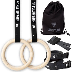 Set Anelli Ginnastica Ed Elastici Fitness: Anelli + Set Di 4 Elastici Fitness