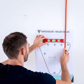 Adattatore da Muro Per Sbarra Pullup & Dip, Versione in Acciaio Nero