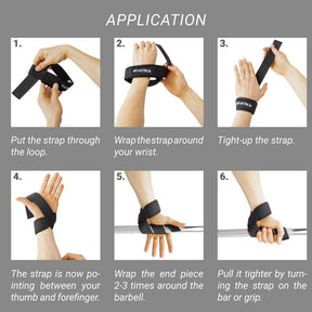 Straps palestra (imbottite) per una maggiore potenza nell'allenamento di forza