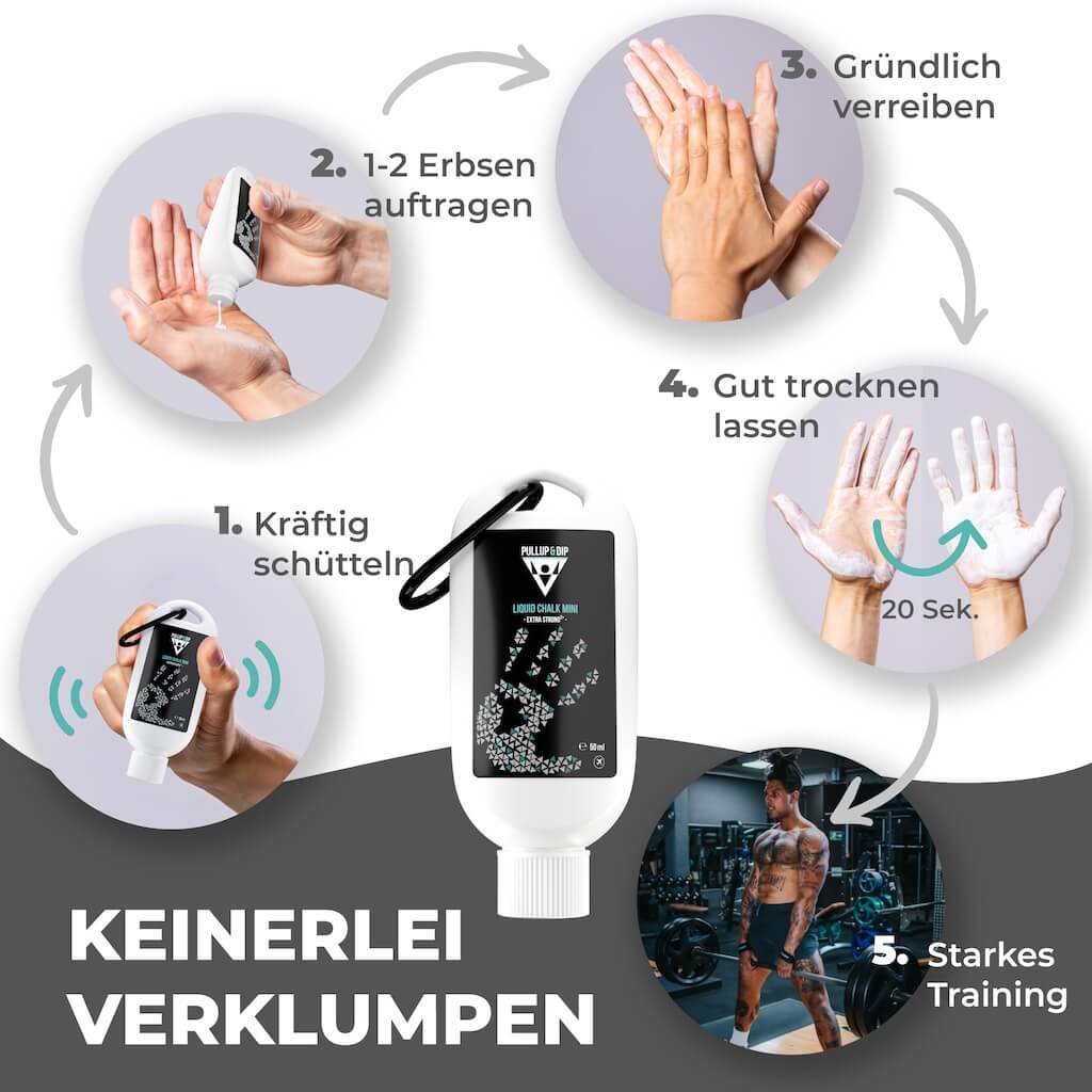 Magnesio Liquido per una Presa Perfetta - Asciugatura Rapida, Extra Forte e Lavabile