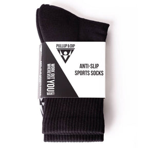 Calzini-antiscivolo Sportivi Neri, 1 Paio