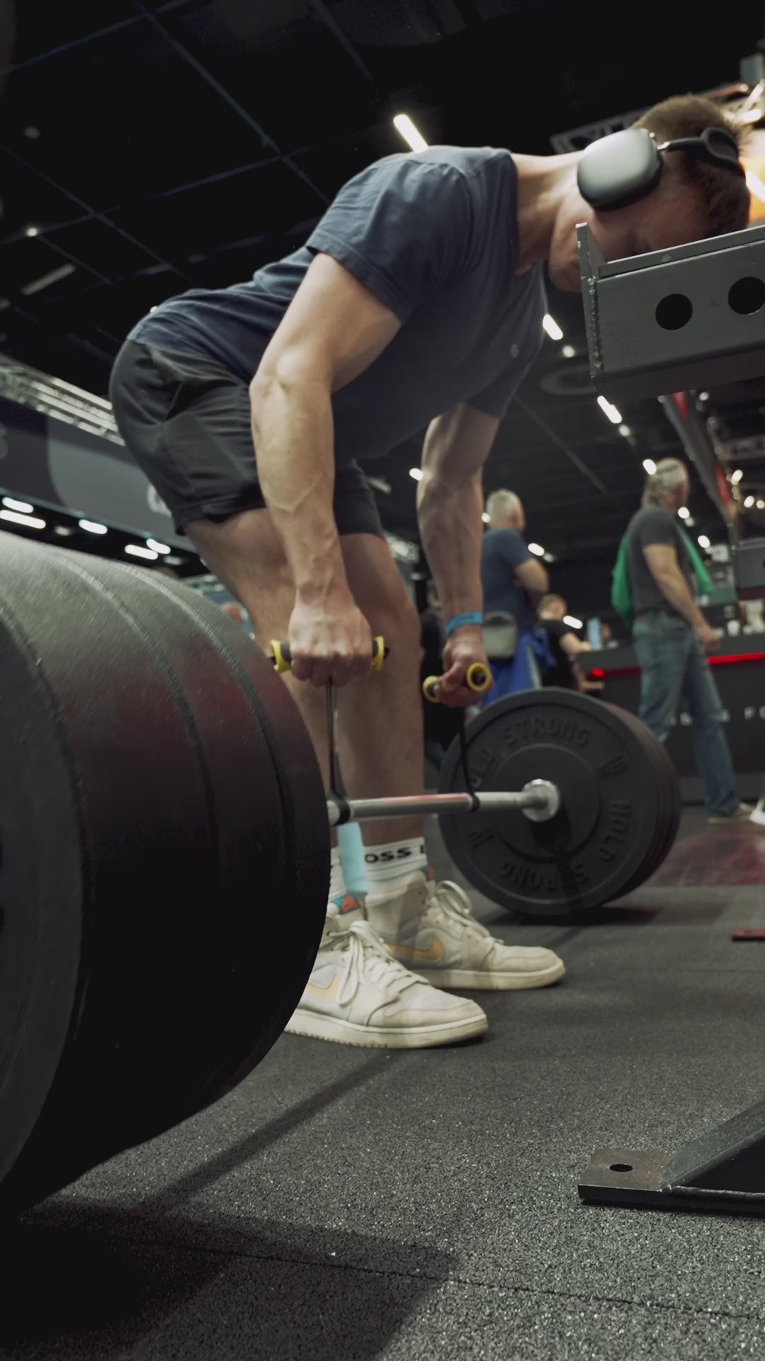 Maniglie Per Attrezzi Fitness - Impugnature In Ferro E Gomma Per Barre E Cavi Da Allenamento