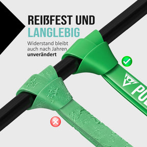 Set Anelli Ginnastica Ed Elastici Fitness: Anelli + Set Di 4 Elastici Fitness
