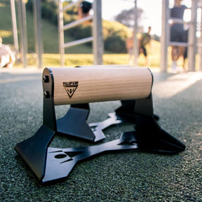 [Seconda scelta] Manglie per Piegamenti con Manico Ergonomico in Legno - Supporti per Piegamenti Premium per Push Ups e Verticali