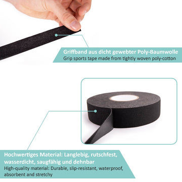 Nastro Adesivo Antiscivolo Per Mazze - Grip Tape Portatile Per Baseball, Softball E Racchette