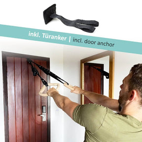 Set di anelli calistenici "TRINGS" con cinghie, ancoraggio per porta e borsa di trasporto