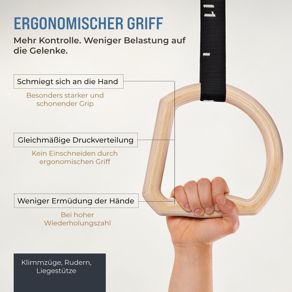 "TRINGS" Set Anelli Calisthenics Multigrip