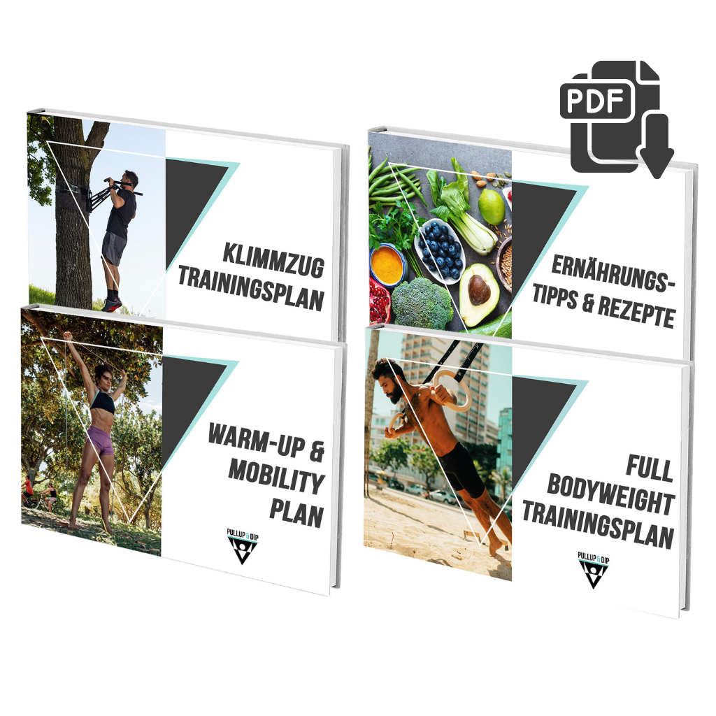 Ultimate Calisthenics Guide Bundle: Full Body Bodyweight Training Plan, Pull-up Training Plan, Warm-up & Mobility Plan and Nutrition Recipes Guide [PDF] in inglese
