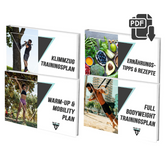 Ultimate Calisthenics Guide Bundle: Full Body Bodyweight Training Plan, Pull-up Training Plan, Warm-up & Mobility Plan and Nutrition Recipes Guide [PDF] in inglese