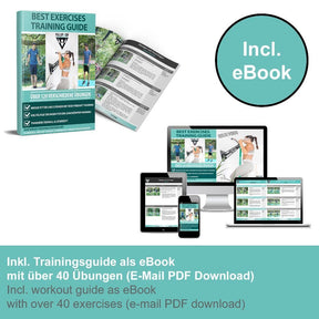 Set di anelli calistenici "TRINGS" con cinghie, ancoraggio per porta e borsa di trasporto