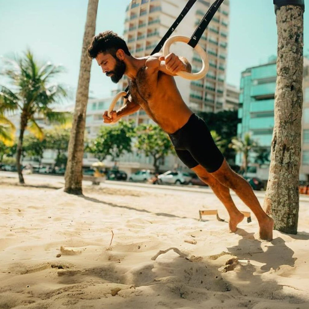 Teamaze Anelli Da Ginnastica Con Cinghie Regolabili Da 4,5 M Teamaze Anelli Da Ginnastica Con Cinghie Regolabili Da 4,5 M