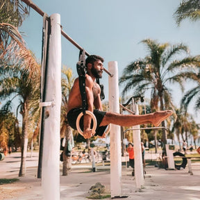 Set Anelli Ginnastica Ed Elastici Fitness: Anelli + Set Di 4 Elastici Fitness