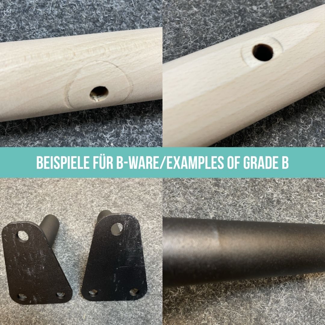 [Prodotti di Qualita B] Barra di trazione in legno per il montaggio a parete sopra il telaio della porta