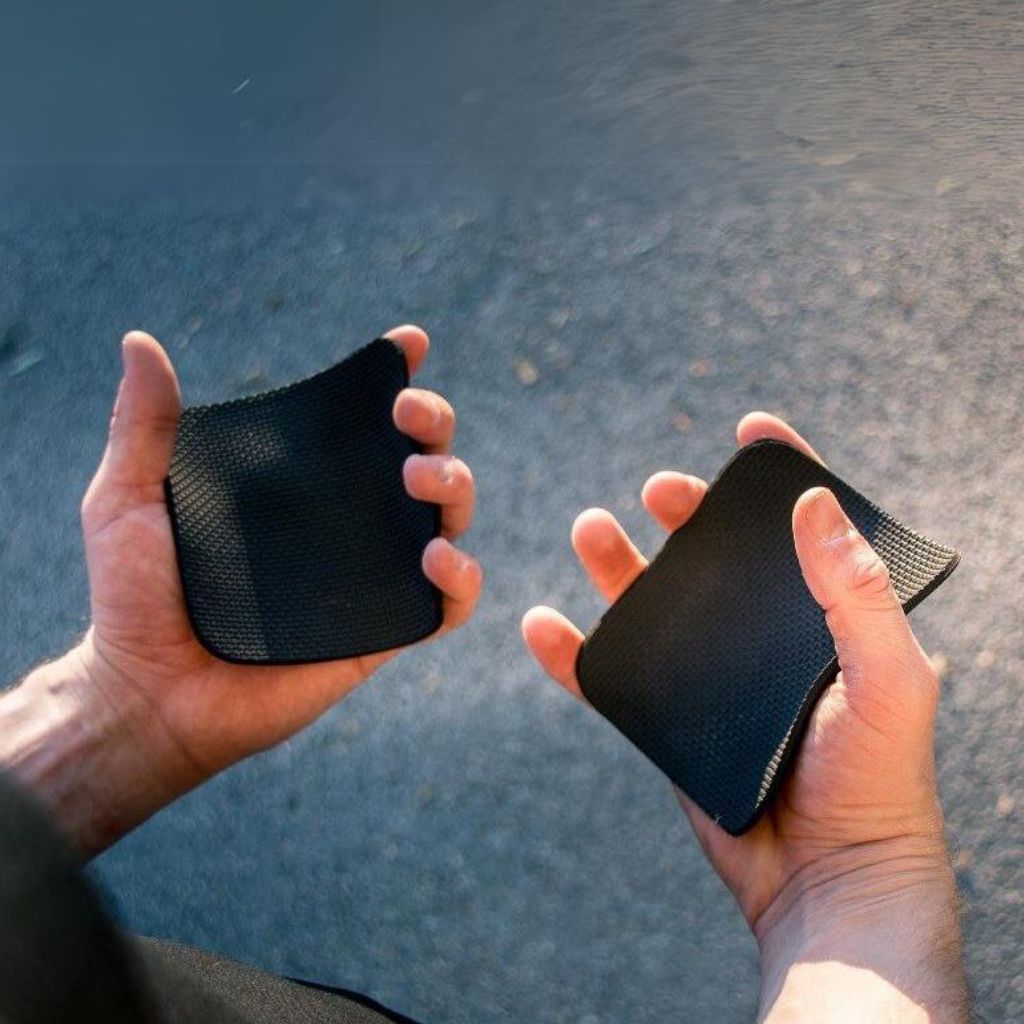 2 Paia di Grip Pads in Neoprene [set di 4] per Trazioni, Fitness, Allenamento della Forza, 2 Paia